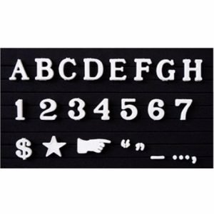 Letras Para Pizarrón Ranurado