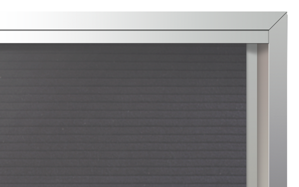 VITRINA CON PIZARRON RANURADO 90x120 CM - Image 3