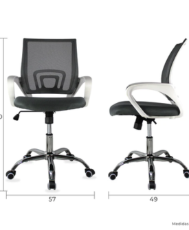 SILLA SECRETARIAL BLACK JACK GRIS