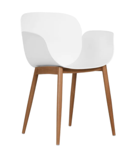 CRUX MANTOVA CREMA SILLA DE VISITA