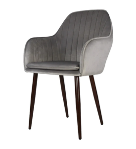 CHAMAELEON VELVET GRIS SILLA DE VISITA