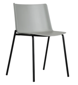 SILLA DE VISITA PAVO COLOMBO GRIS