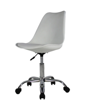 ACRUX BLANCA SILLA SECRETARIAL .