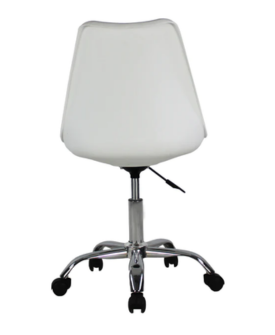 ACRUX BLANCA SILLA SECRETARIAL .