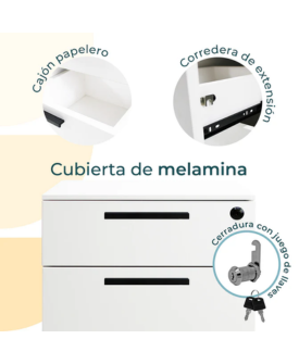 ARCHIVERO BRUSELAS ZADAR BLANCO