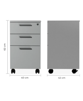 ARCHIVERO BRUSELAS ZADAR GRIS