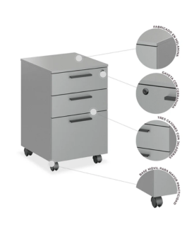 ARCHIVERO BRUSELAS ZADAR GRIS