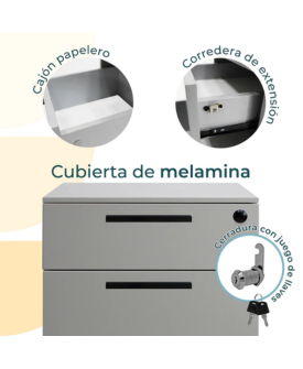 ARCHIVERO BRUSELAS ZADAR GRIS