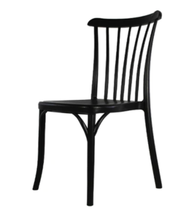 SILLA DE VISITA ITALIA NEGRA