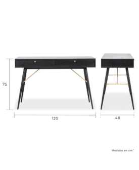 ESCRITORIO PERU LUXO NEGRO