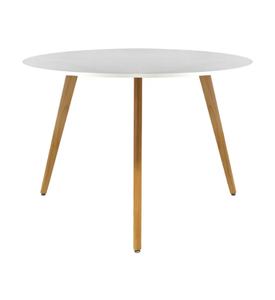 MESA ALEMANIA CIRCULAR BLANCA 100