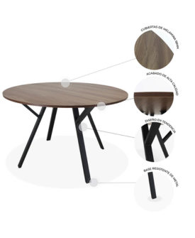 MESA DE COMEDOR ARGENTINA NOGAL