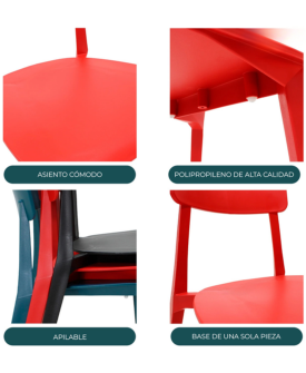 Silla Apilable Brianna - Image 9